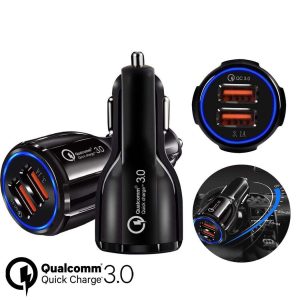 au-fast-charger-car-3-1a-2-port-usb-quick-charger-lighter-socket-qualcomm-qc3-0
